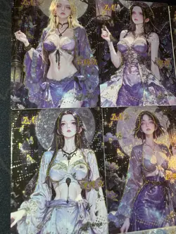 One Piece 9 Collectible Character Anime Cards CCG Boa Hancock Robin Banquet - Image 2