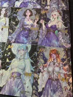 One Piece 9 Collectible Character Anime Cards CCG Boa Hancock Robin Banquet - Image 4