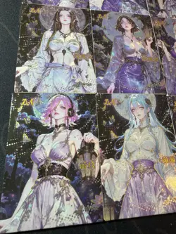 One Piece 9 Collectible Character Anime Cards CCG Boa Hancock Robin Banquet - Image 5