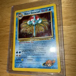 Misty's Tentacruel 10/132 Holo Rare - Gym Heroes - Pokemon Trading Card TCG - Image 1