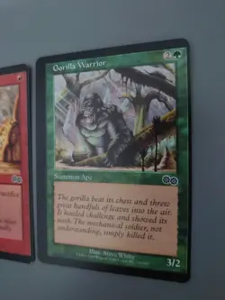 Urza's Saga Miscut series VHTF of 5 MTG Cards inc Expunge, Sandbar Merfolk,Raze - Image 2