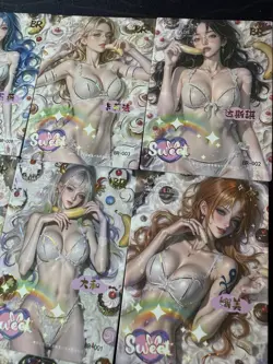 One Piece 9 Collectible Character Anime Cards CCG Boa Robin Sweetheart Bikini - Image 3