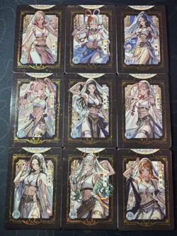 One Piece 9 Collectible Character Anime Cards CCG Boa Robin Exotic Dancer Holo - Image 1