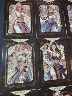 One Piece 9 Collectible Character Anime Cards CCG Boa Robin Exotic Dancer Holo - Image 2