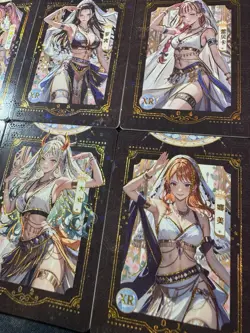 One Piece 9 Collectible Character Anime Cards CCG Boa Robin Exotic Dancer Holo - Image 4