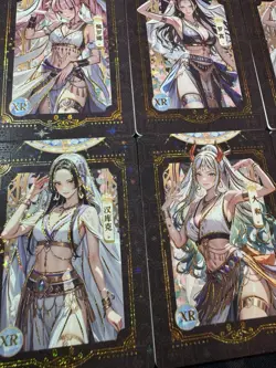 One Piece 9 Collectible Character Anime Cards CCG Boa Robin Exotic Dancer Holo - Image 5