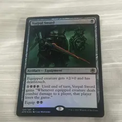 Vorpal Sword Adventures in the Forgotten Realms Foil Promo Ampersand MTG Magic - Image 2
