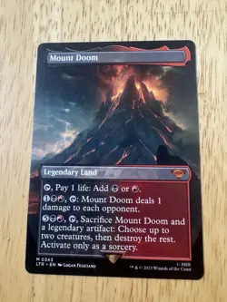 Mount Doom (Borderless) Universes Beyond: the Lord of the Rings: Tales of... - Image 1