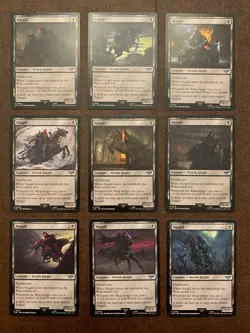 The Lord of the Rings- Nazgul Set of 9 (1 of each) - Magic MTG - Image 1