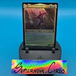 NM Foil Peter Parker, MTG, Marvel's Spider-Man, Magic the Gathering, 10 - Image 2