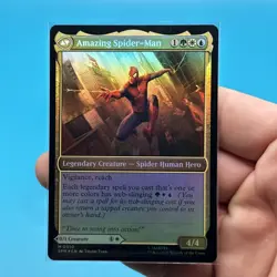 NM Foil Peter Parker, MTG, Marvel's Spider-Man, Magic the Gathering, 10 - Image 4