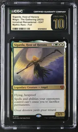Sigarda, Host of Herons (Foil) - Innistrad Remastered - CGC Pristine 10 - Image 1