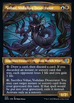 Vohar, Vodalian Desecrator Showcase x4 4x FOIL Dominaria United NM MTG - Image 1