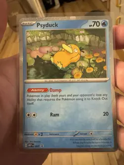 Pokemon TCG Psyduck MEP 007 Mega Evolution Blister Promo - Image 1