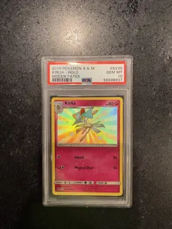 Pokemon Kirlia SV35/SV94 Shiny Holo Rare Hidden Fates PSA 10 Gem Mint - Image 1