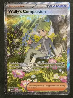 Pokemon TCG Wally's Compassion SIR Trainer 186/132 Secret Rare - Image 1