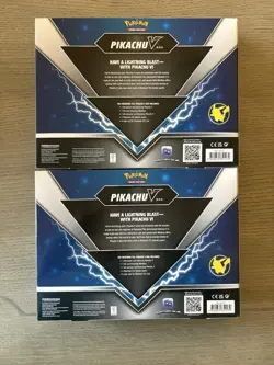 2x Pokemon Pikachu V Box Evolving Skies Fusion Strike & Brilliant Stars Packs - Image 2