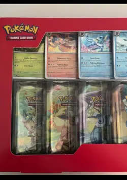 Pokemon TCG Prismatic Evolutions Costco Mini Tins 8 Pack - Image 2