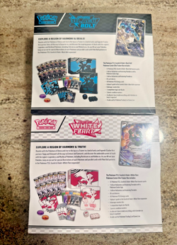 Pokemon Center Black Bolt and White Flare ETB Elite Trainer Box Set of 2 Sealed - Image 2