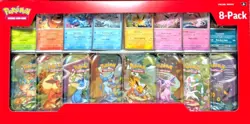 Pokemon Prismatic Evolutions Costco 8 Mini-Tins Bundle Brand New Factory Sealed - Image 1