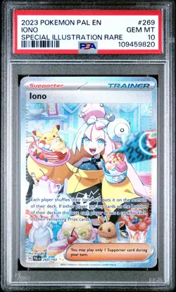 2023 POKEMON PAL EN-PALDEA EVOLVED SPECIAL ILLUSTRATION RARE #269 IONO PSA 10 - Image 1
