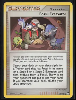 Pokemon Fossil Excavator #111/123 Mysterious Treasures Near Mint or Better - Image 1