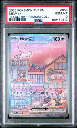2023 POKEMON SVP BLACK STAR PROMO 151 ULTRA-PREMIUM COLLECTION MEW EX PSA 10 - Image 1