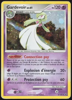 Carte Pokemon Gardevoir 8/127 Holo Platine Francais - Image 1