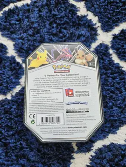 Eevee Pokemon V Powers Tin (Empty) Display Storage Pokemon Collectible - Image 2
