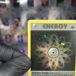 Pokemon TCG Rainbow Energy 1st Edition Holo #17/82 Swirl 🌀 - Image 2