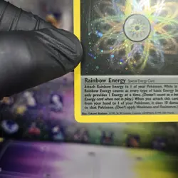 Pokemon TCG Rainbow Energy 1st Edition Holo #17/82 Swirl 🌀 - Image 5