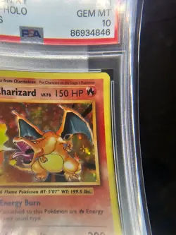 2016 Pokemon Xy Evolutions Charizard chase card #11 Holo PSA 10 - Image 4