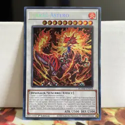 1ST EDITION JURRAC ASTERO 2025 BLMM-EN018 YUGIOH CARD (NM) - Image 1