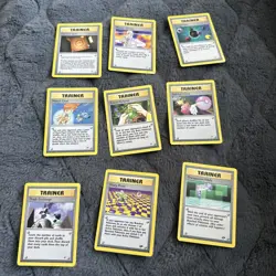 Pokemon Trainer Cards Bundle Job Lot x9 - Image 1