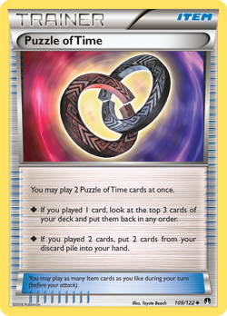 Puzzle of Time 109/122 Uncommon | BREAKpoint | Pokemon Card - Image 1