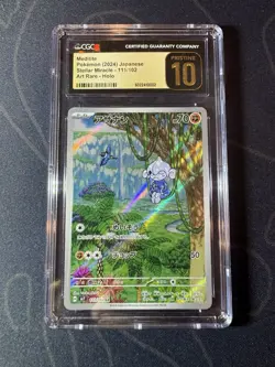 Pokemon Card Meditite 153/142 Stellar Crown Illustration Rare CGC PRISTINE 10 - Image 1