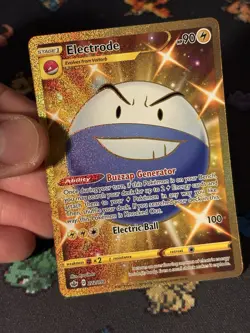 Pokemon Cards Electrode 222/198 Gold Secret Rare Chilling Reign - (NM) - Image 2