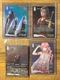 Final Fantasy TCG 4-off Card Listing - Serah/Zack/Zack/Queen - For con_76674025 - Image 1