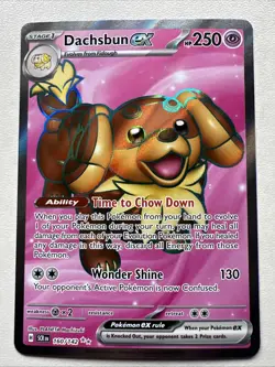 Dachsbun ex - 160/142 Pokemon TCG SV07: Stellar Crown Ultra Rare Card NM - Image 1