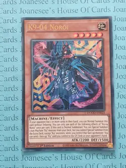 DOOD-EN025 K9-04 Noroi Ultra Rare Yu-Gi-Oh Card 1st Edition New - Image 1