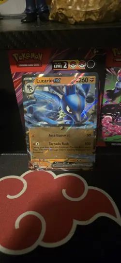 Lucario EX Prismatic Evolutions Holo Double Rare Card 051/131 SV - Image 1