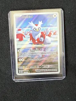 Pokemon Delibird 152/132 Mega Evolution Illustration Rare Card NM - Image 1
