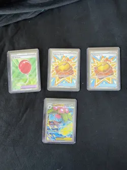 Pokemon Mega Evolutions Full Art 4 Card Lot - Image 1