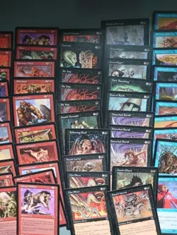 100 Tempest MTG Cards Only Lot. Old Vintage TEM2 Muscle Sliver,Phyrexian Splicer - Image 5