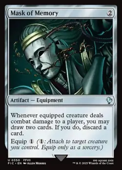 1x Mask of Memory NM Eng MTG - Commander Final Fantasy - Image 1
