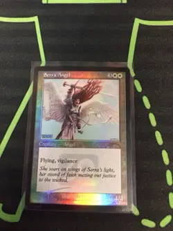 MTG Magic The Gathering Serra Angel Foil 30th Anniversary Promo White Commander - Image 1