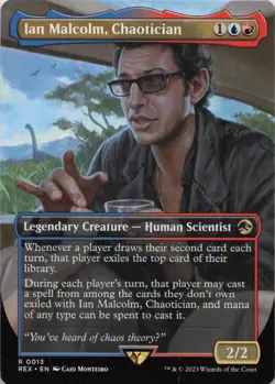 Ian Malcolm, Chaotician (Borderless) R Universes Beyond: Jurassic World Collecti - Image 1