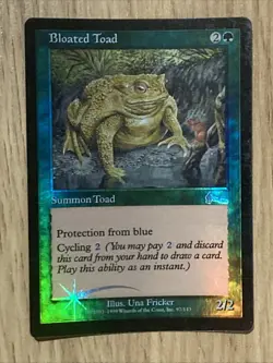 Bloated Toad Foil Urza's Legacy - Near Mint - Image 1
