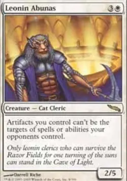 1x Leonin Abunas Heavy Play MTG Magic - Kid Icarus - - Image 1