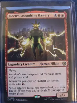 Electro, Assaulting Battery Marvel's Spider-Man Regular Magic The Gathering MTG - Image 1